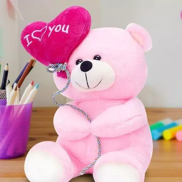 light pink teddy bear